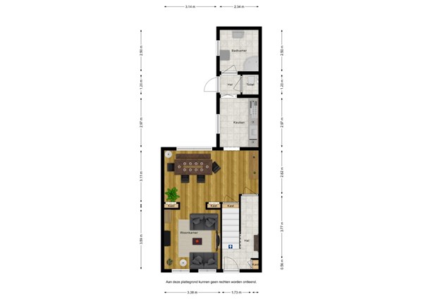 Floorplan - Verlengde Molenstraat 5, 4515 AT IJzendijke